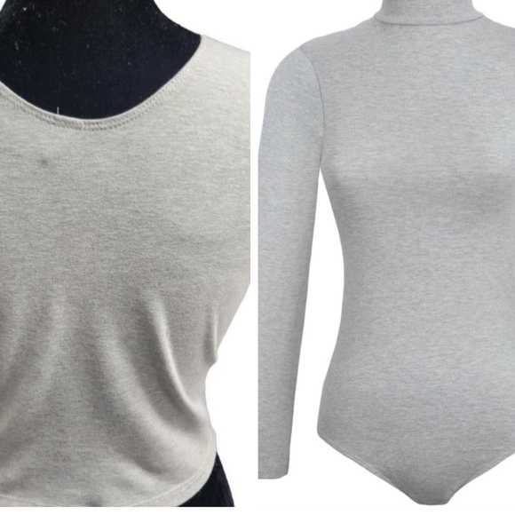 American Apparel Combination Package! One Crop Top and one Turtleneck Bodysuit. - Picture 3 of 4